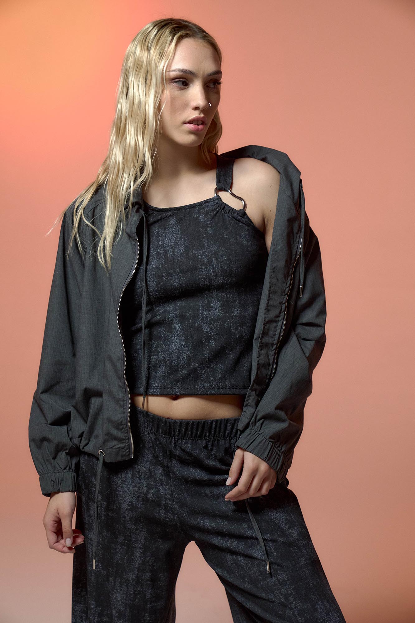 TOP DELFIN NEGRO BATIK